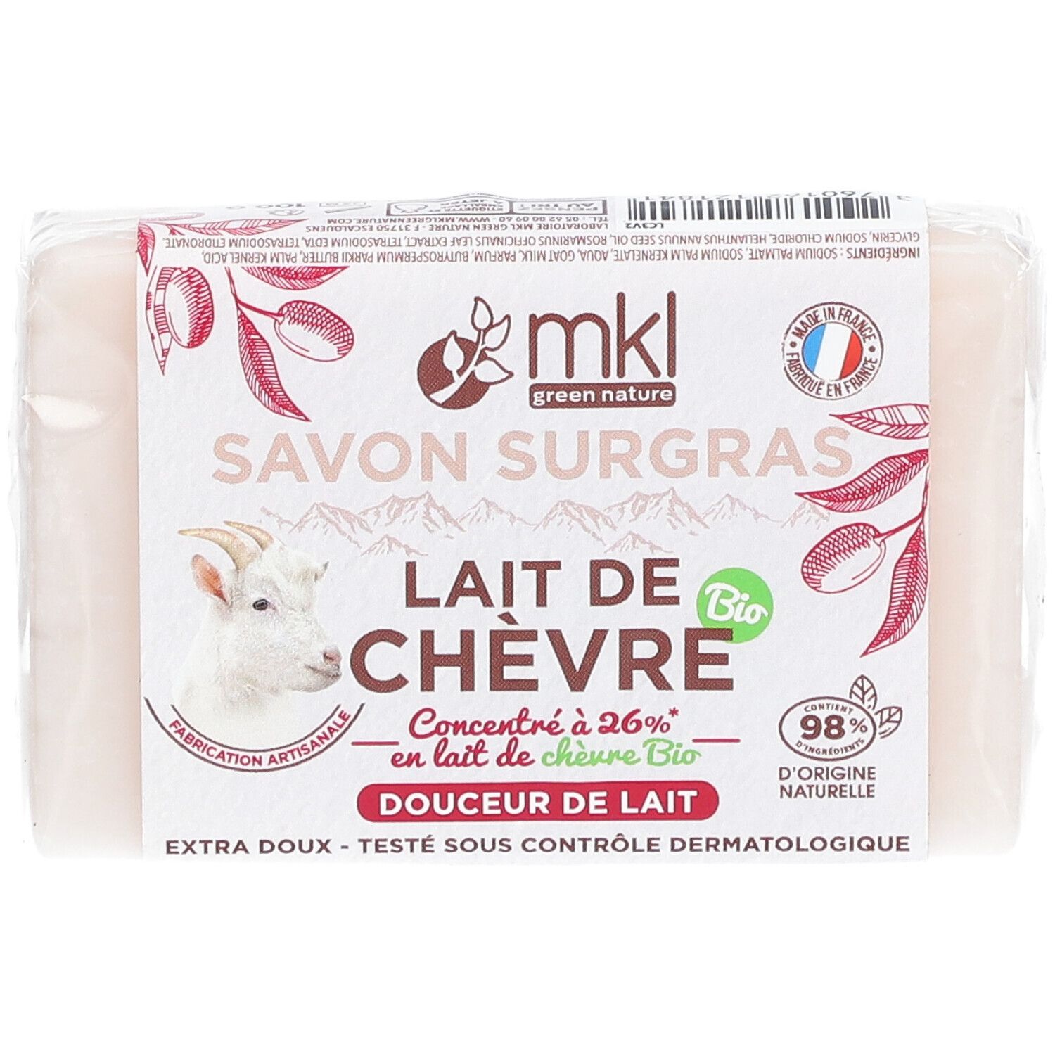 mkl SAVON LAIT DE CHÈVRE - DOUCEUR DE LAIT