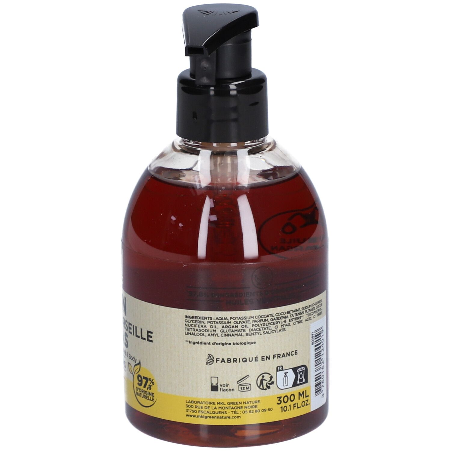 MKL Savon de Marseille Liquide - Monoï
